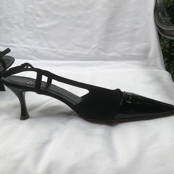 Stewart Weitzman Black Heels Sz 10 - Picture 2 of 11